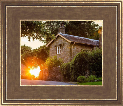Plate 5 - Entering Downham Village at Sunset