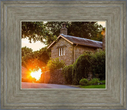 Plate 5 - Entering Downham Village at Sunset