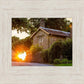 Plate 5 - Entering Downham Village at Sunset