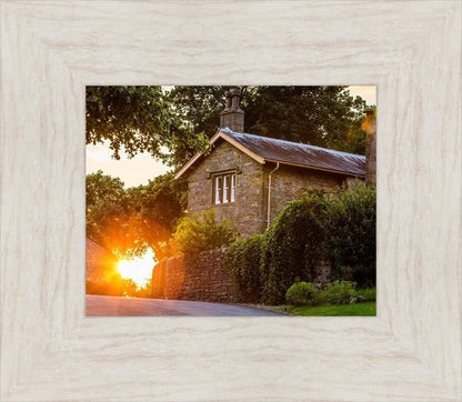Plate 5 - Entering Downham Village at Sunset