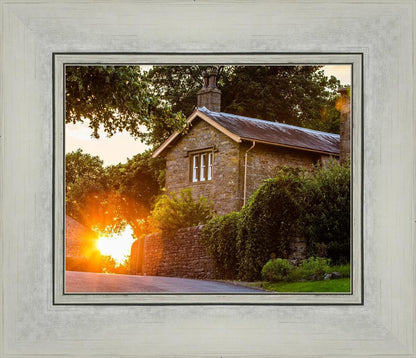 Plate 5 - Entering Downham Village at Sunset