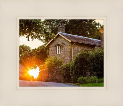Plate 5 - Entering Downham Village at Sunset
