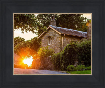 Plate 5 - Entering Downham Village at Sunset