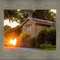 Plate 5 - Entering Downham Village at Sunset