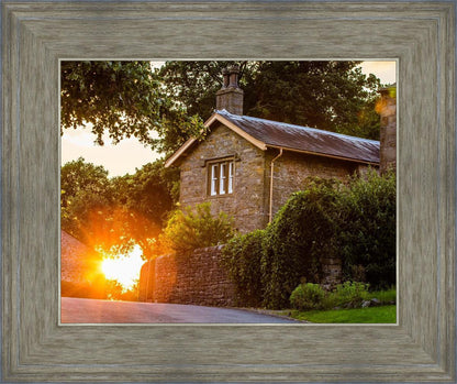 Plate 5 - Entering Downham Village at Sunset