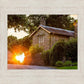 Plate 5 - Entering Downham Village at Sunset