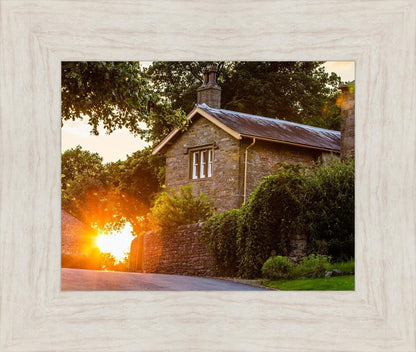 Plate 5 - Entering Downham Village at Sunset