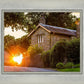 Plate 5 - Entering Downham Village at Sunset