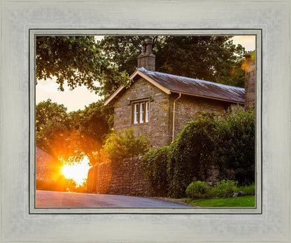 Plate 5 - Entering Downham Village at Sunset