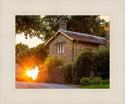Plate 5 - Entering Downham Village at Sunset