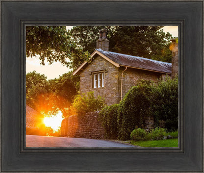 Plate 5 - Entering Downham Village at Sunset