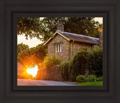 Plate 5 - Entering Downham Village at Sunset