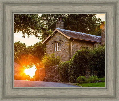Plate 5 - Entering Downham Village at Sunset