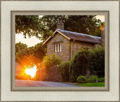 Plate 5 - Entering Downham Village at Sunset