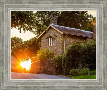Plate 5 - Entering Downham Village at Sunset
