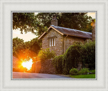 Plate 5 - Entering Downham Village at Sunset
