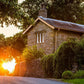 Plate 5 - Entering Downham Village at Sunset
