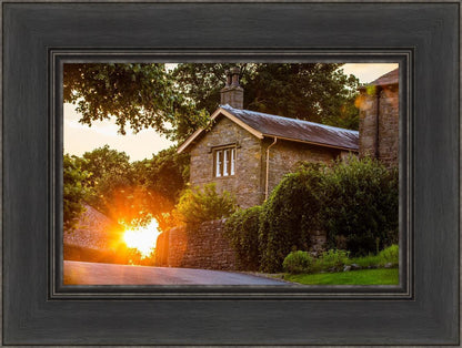 Plate 5 - Entering Downham Village at Sunset