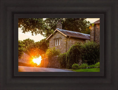 Plate 5 - Entering Downham Village at Sunset