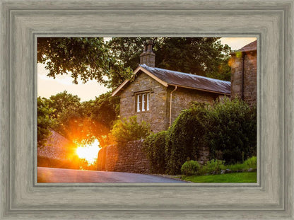 Plate 5 - Entering Downham Village at Sunset
