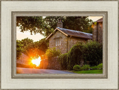 Plate 5 - Entering Downham Village at Sunset