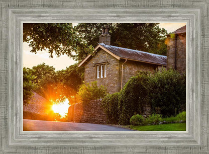 Plate 5 - Entering Downham Village at Sunset