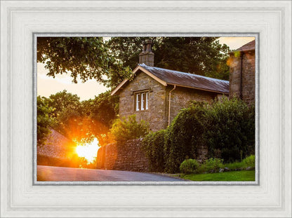 Plate 5 - Entering Downham Village at Sunset