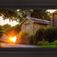 Plate 5 - Entering Downham Village at Sunset