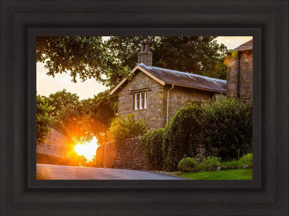Plate 5 - Entering Downham Village at Sunset
