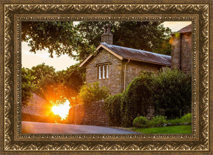 Plate 5 - Entering Downham Village at Sunset
