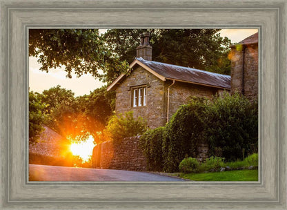 Plate 5 - Entering Downham Village at Sunset