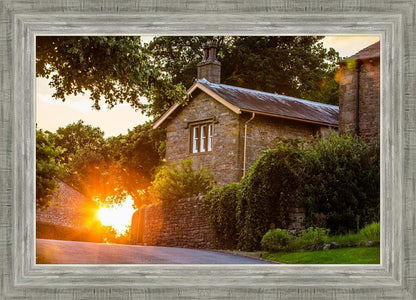 Plate 5 - Entering Downham Village at Sunset