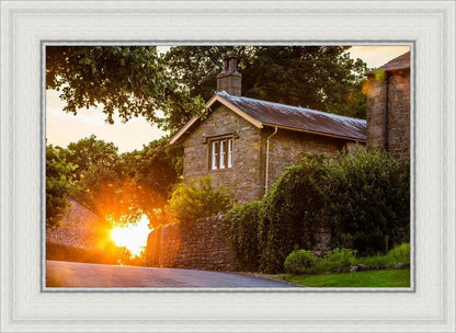 Plate 5 - Entering Downham Village at Sunset