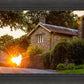Plate 5 - Entering Downham Village at Sunset