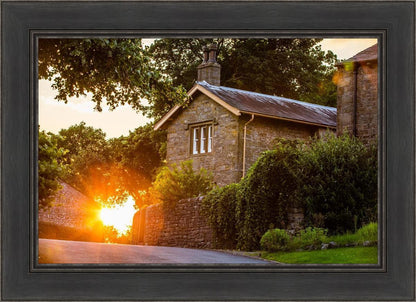 Plate 5 - Entering Downham Village at Sunset