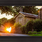 Plate 5 - Entering Downham Village at Sunset