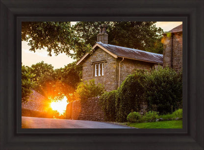 Plate 5 - Entering Downham Village at Sunset