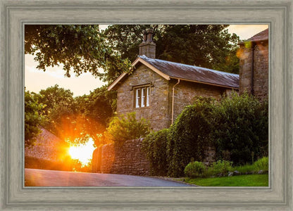 Plate 5 - Entering Downham Village at Sunset