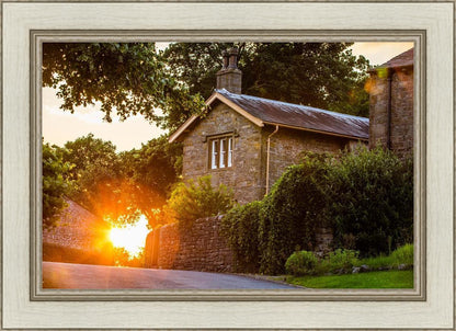 Plate 5 - Entering Downham Village at Sunset
