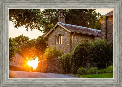 Plate 5 - Entering Downham Village at Sunset