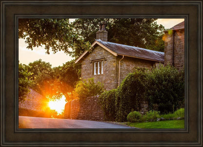 Plate 5 - Entering Downham Village at Sunset
