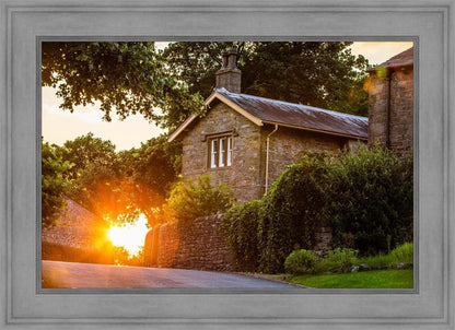Plate 5 - Entering Downham Village at Sunset