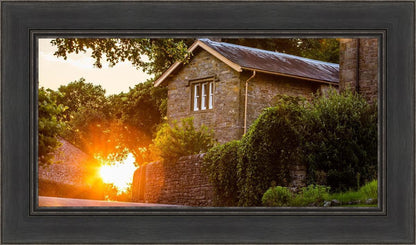 Plate 5 - Entering Downham Village at Sunset