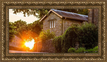 Plate 5 - Entering Downham Village at Sunset