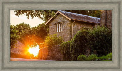 Plate 5 - Entering Downham Village at Sunset