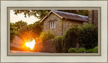 Plate 5 - Entering Downham Village at Sunset