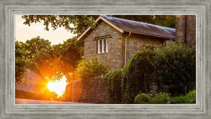 Plate 5 - Entering Downham Village at Sunset