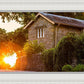 Plate 5 - Entering Downham Village at Sunset