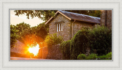 Plate 5 - Entering Downham Village at Sunset