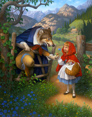 Little Red Riding Hood Meets the Wolf